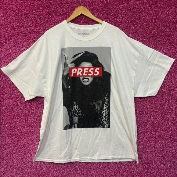 Cardi B Press rap Tshirt size 3XL - Picture 1 of 4